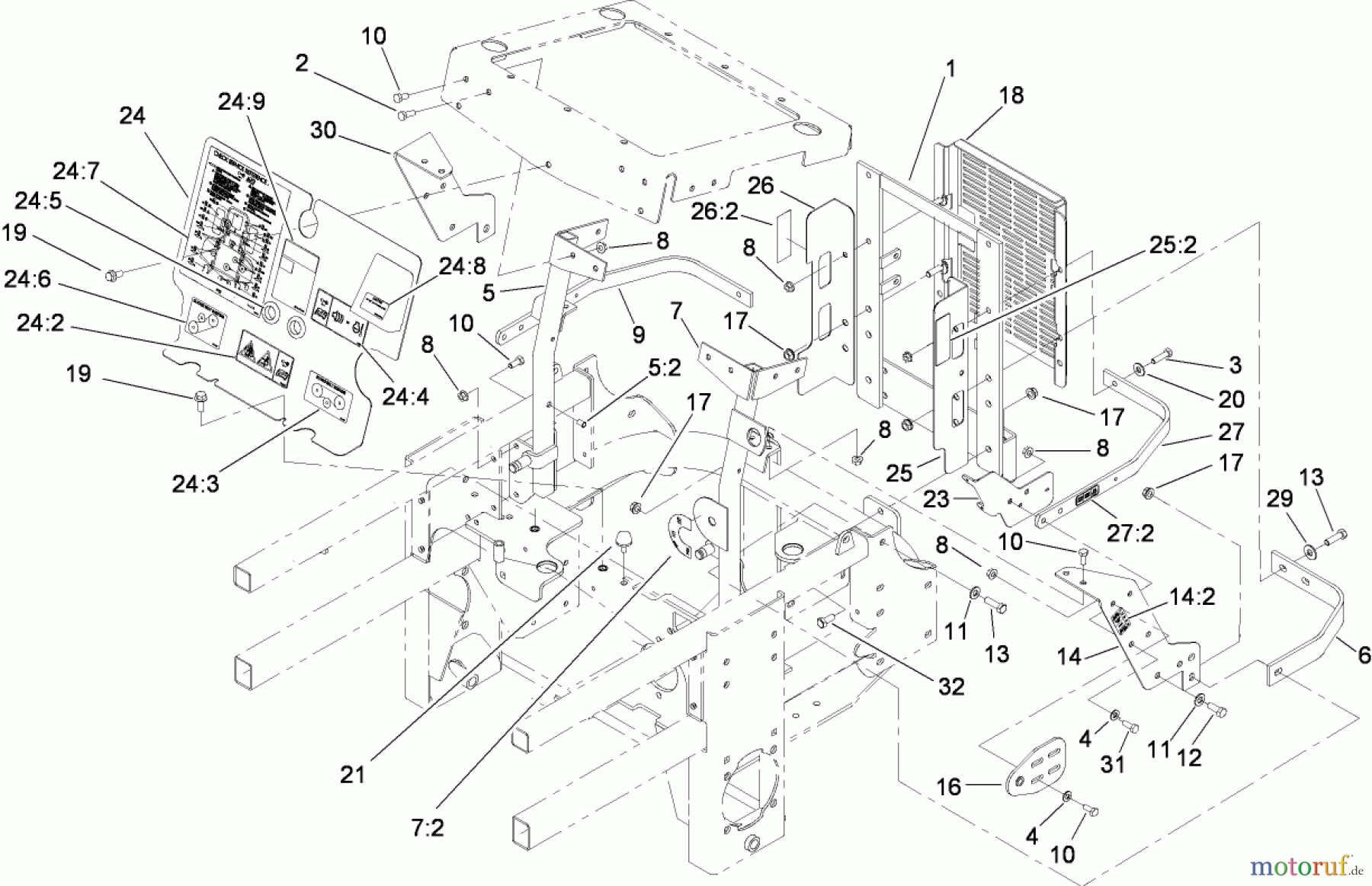  Zerto-Turn Mäher 74267 (Z580-D) - Toro Z Master Mower, 60