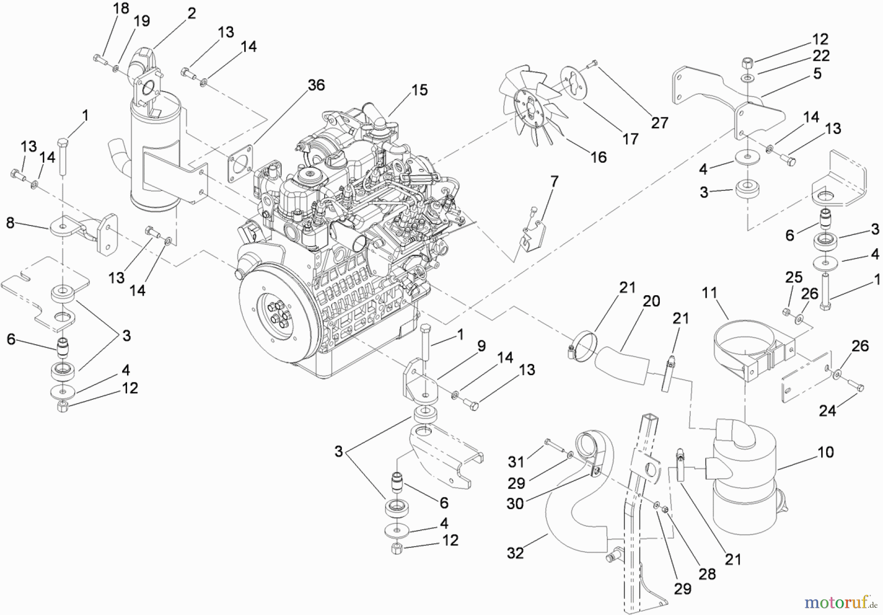  Zerto-Turn Mäher 74267 (Z580-D) - Toro Z Master Mower, 60