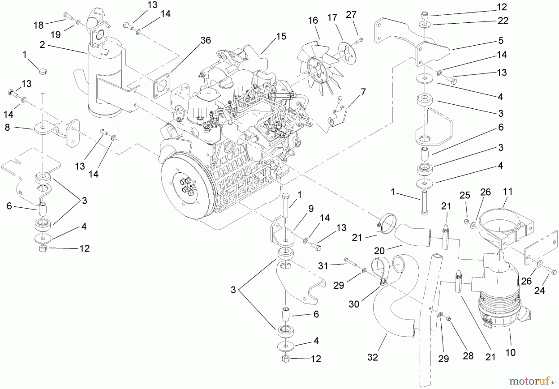  Zerto-Turn Mäher 74267 (Z595-D) - Toro Z Master Mower, 60