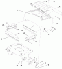 Zerto-Turn Mäher 74267 (Z595-D) - Toro Z Master Mower, 60" TURBO FORCE Side Discharge Deck (SN: 270000001 - 270000300) (2007) Listas de piezas de repuesto y dibujos HOOD ASSEMBLY