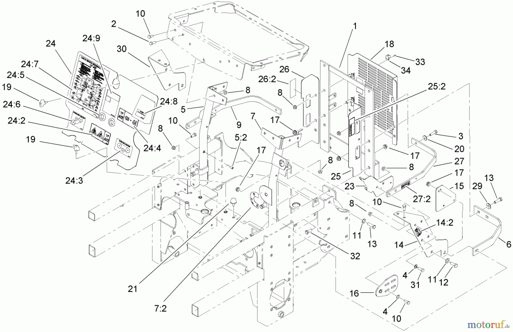  Zerto-Turn Mäher 74267 (Z595-D) - Toro Z Master Mower, 60