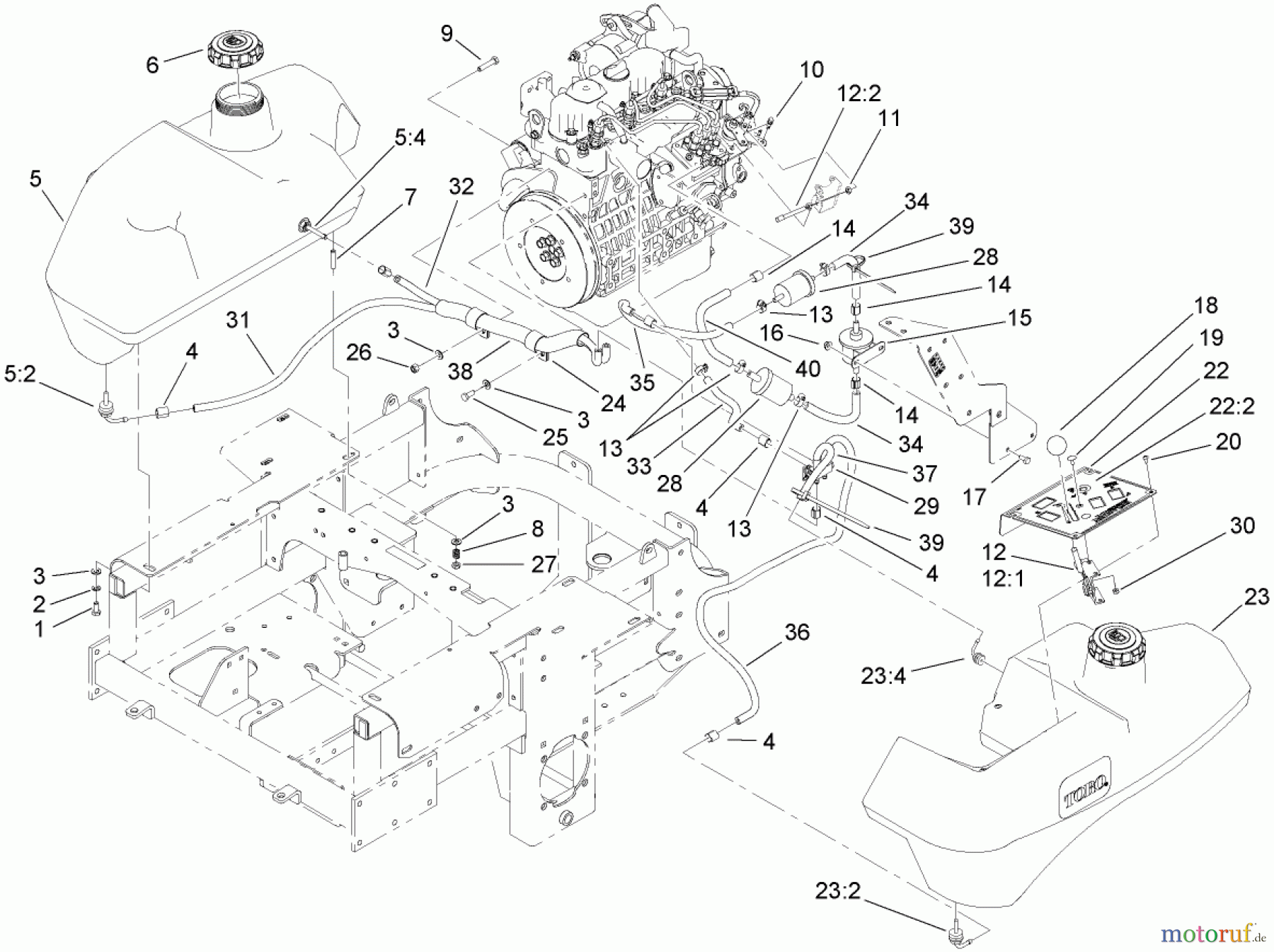  Zerto-Turn Mäher 74267 (Z595-D) - Toro Z Master Mower, 60