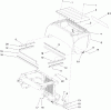 Zerto-Turn Mäher 74267CP (Z580-D) - Toro Z Master Mower, 60" TURBO FORCE Side Discharge Deck (SN: 310000001 - 310999999) (2010) Listas de piezas de repuesto y dibujos HOOD ASSEMBLY