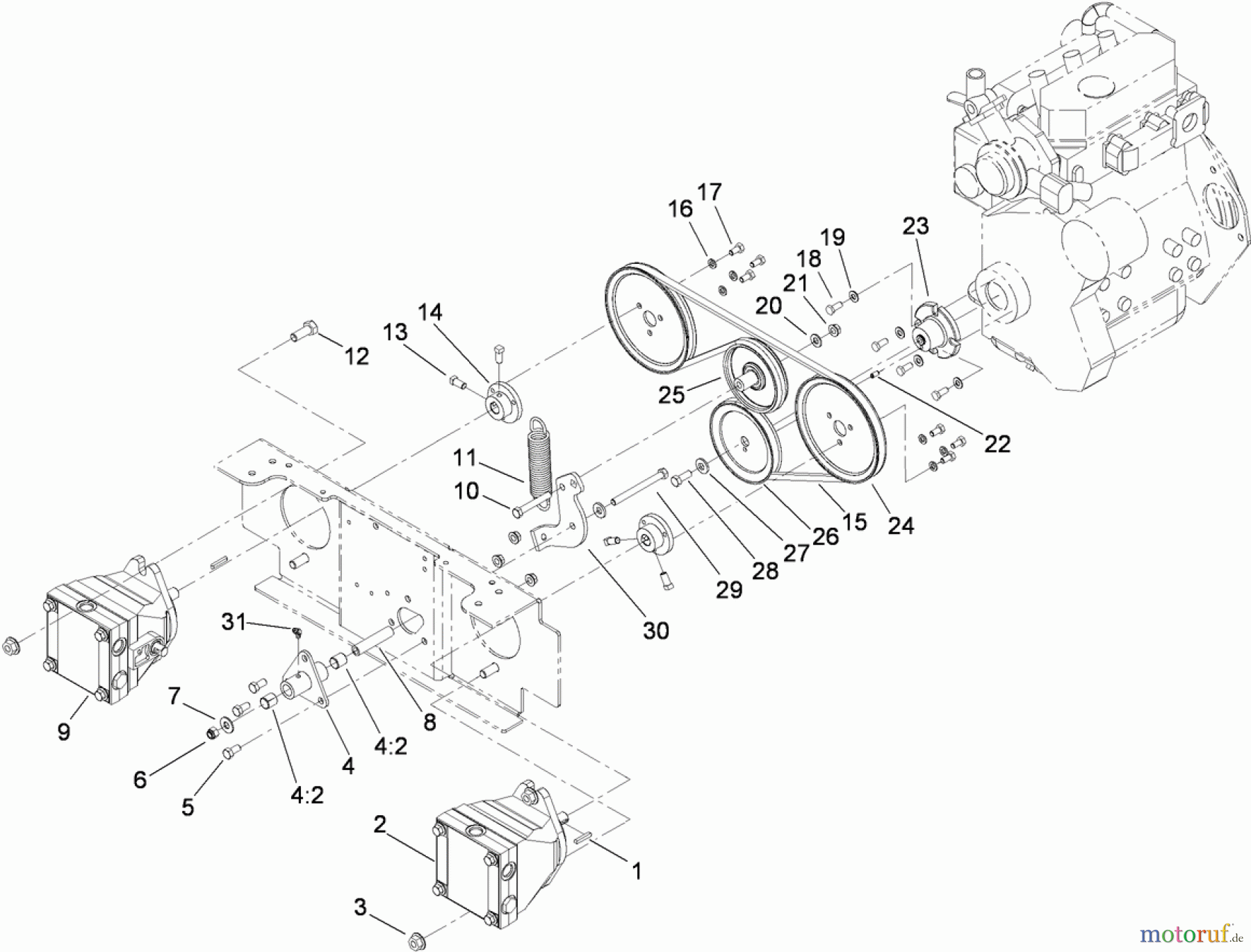  Zerto-Turn Mäher 74268 (Z590-D) - Toro Z Master Mower, 60