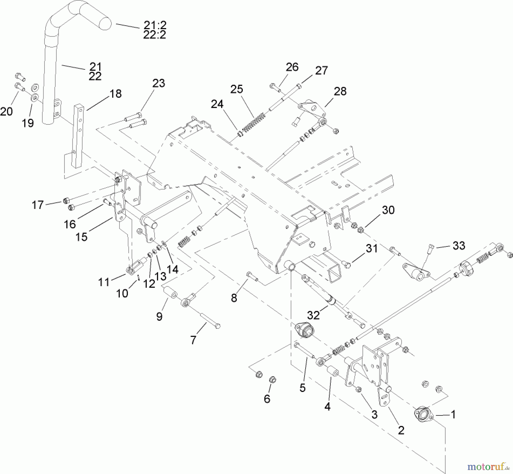  Zerto-Turn Mäher 74268 (Z597-D) - Toro Z Master Mower, 60