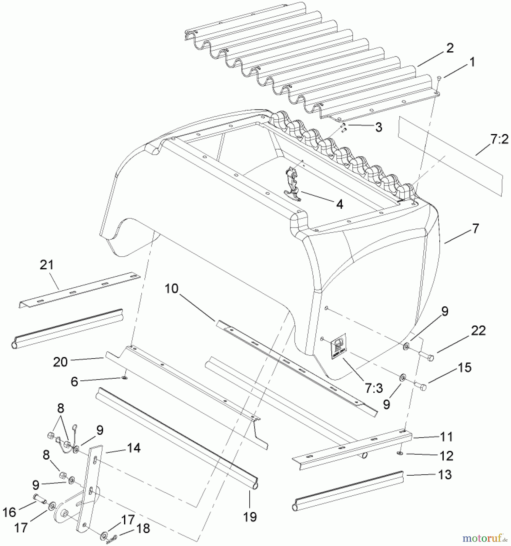  Zerto-Turn Mäher 74268 (Z597-D) - Toro Z Master Mower, 60