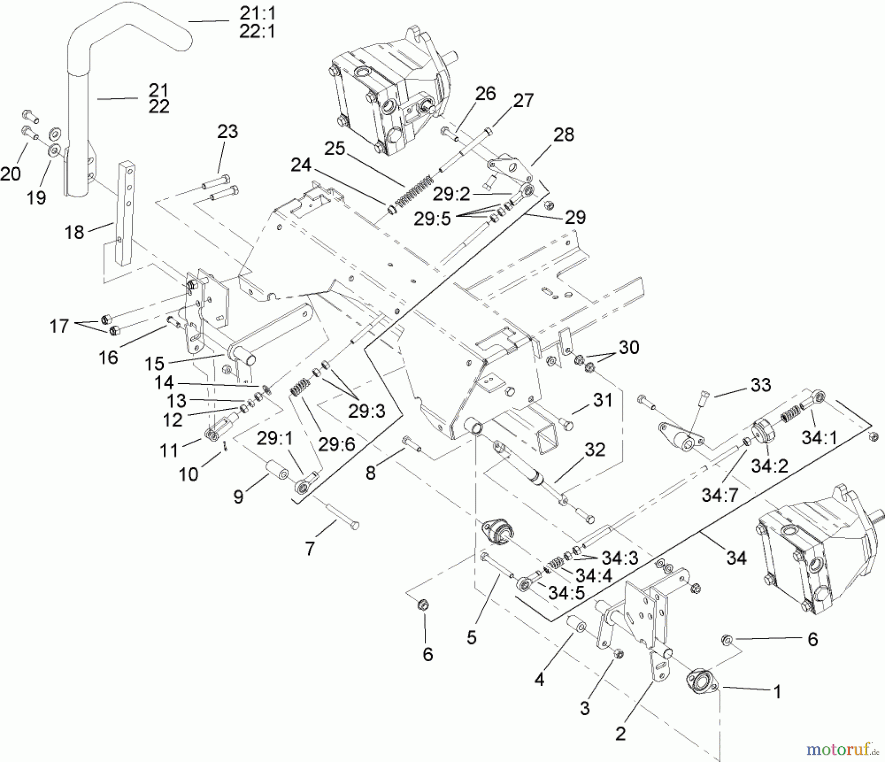  Zerto-Turn Mäher 74268 (Z597-D) - Toro Z Master Mower, 60