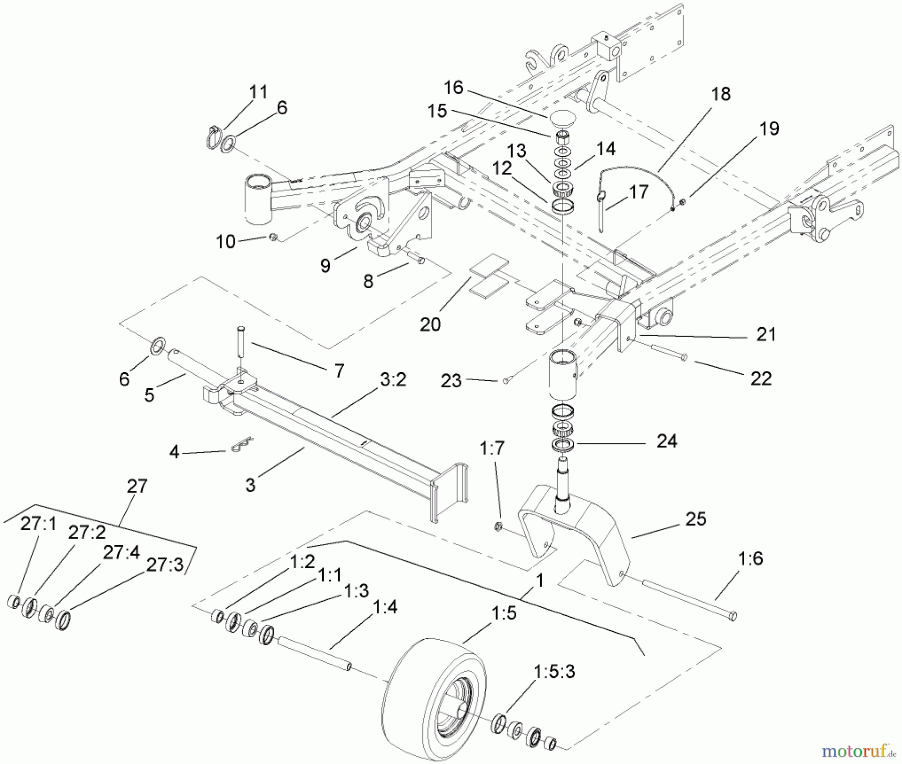  Zerto-Turn Mäher 74268 (Z597-D) - Toro Z Master Mower, 60