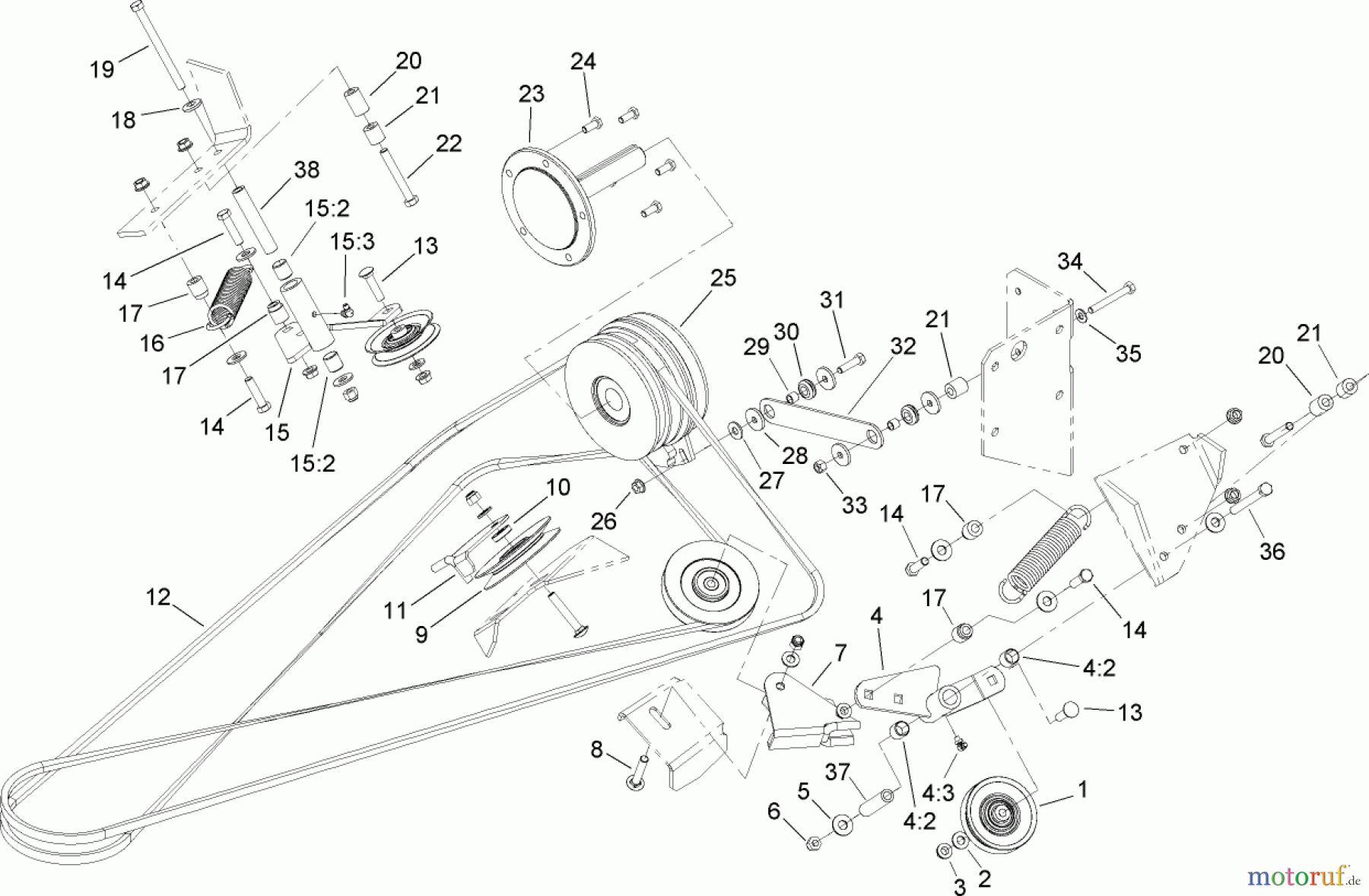  Zerto-Turn Mäher 74268 (Z597-D) - Toro Z Master Mower, 60