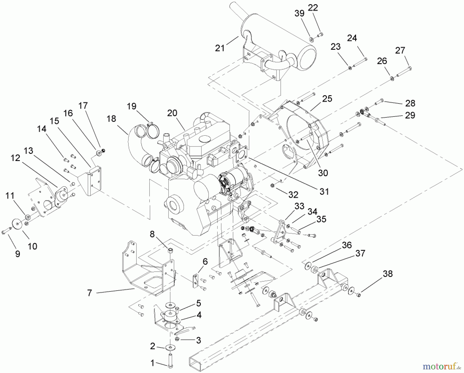  Zerto-Turn Mäher 74268 (Z597-D) - Toro Z Master Mower, 60