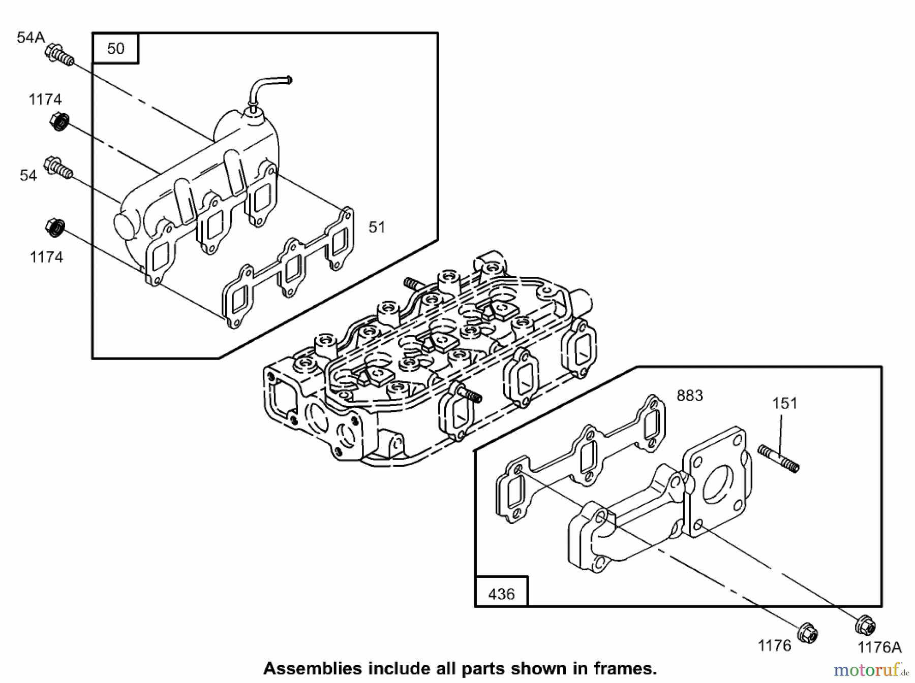  Zerto-Turn Mäher 74268TE (Z597-D) - Toro Z Master Mower, 152cm TURBO FORCE Side Discharge Deck (SN: 240000001 - 240999999) (2004) MANIFOLD ASSEMBLY