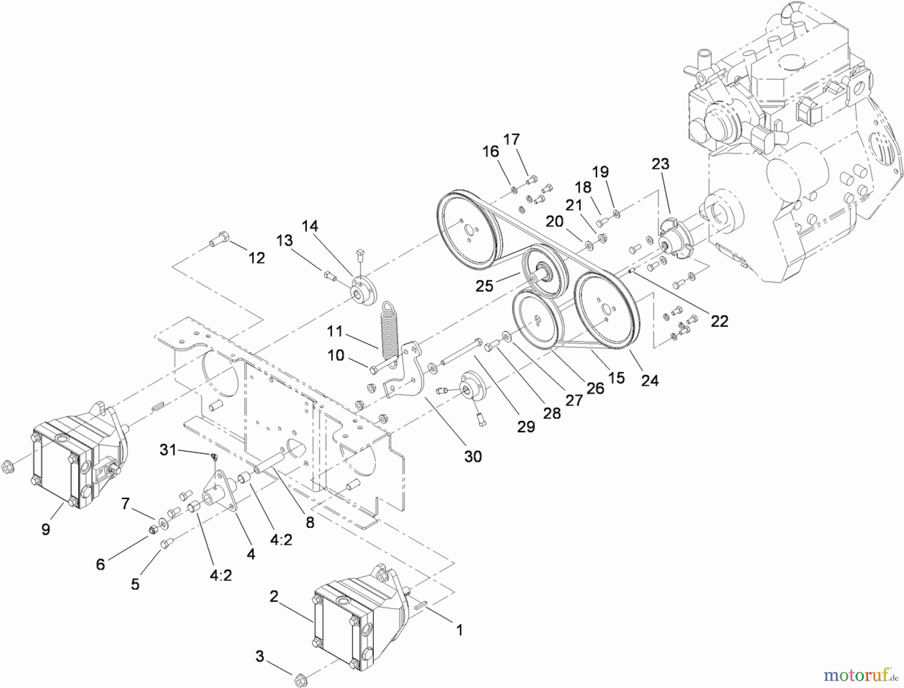  Zerto-Turn Mäher 74269 (Z590-D) - Toro Z Master Mower, 72