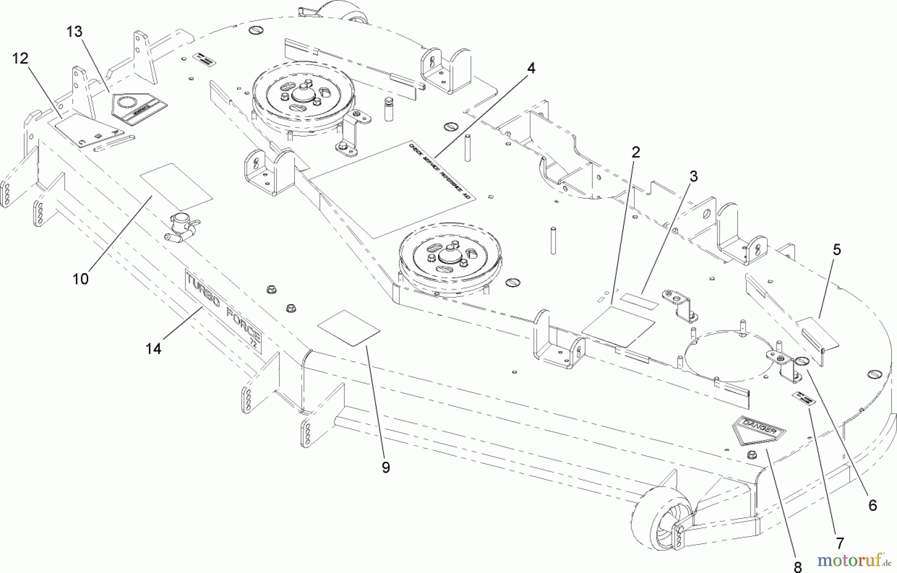  Zerto-Turn Mäher 74269 (Z597-D) - Toro Z Master Mower, 72