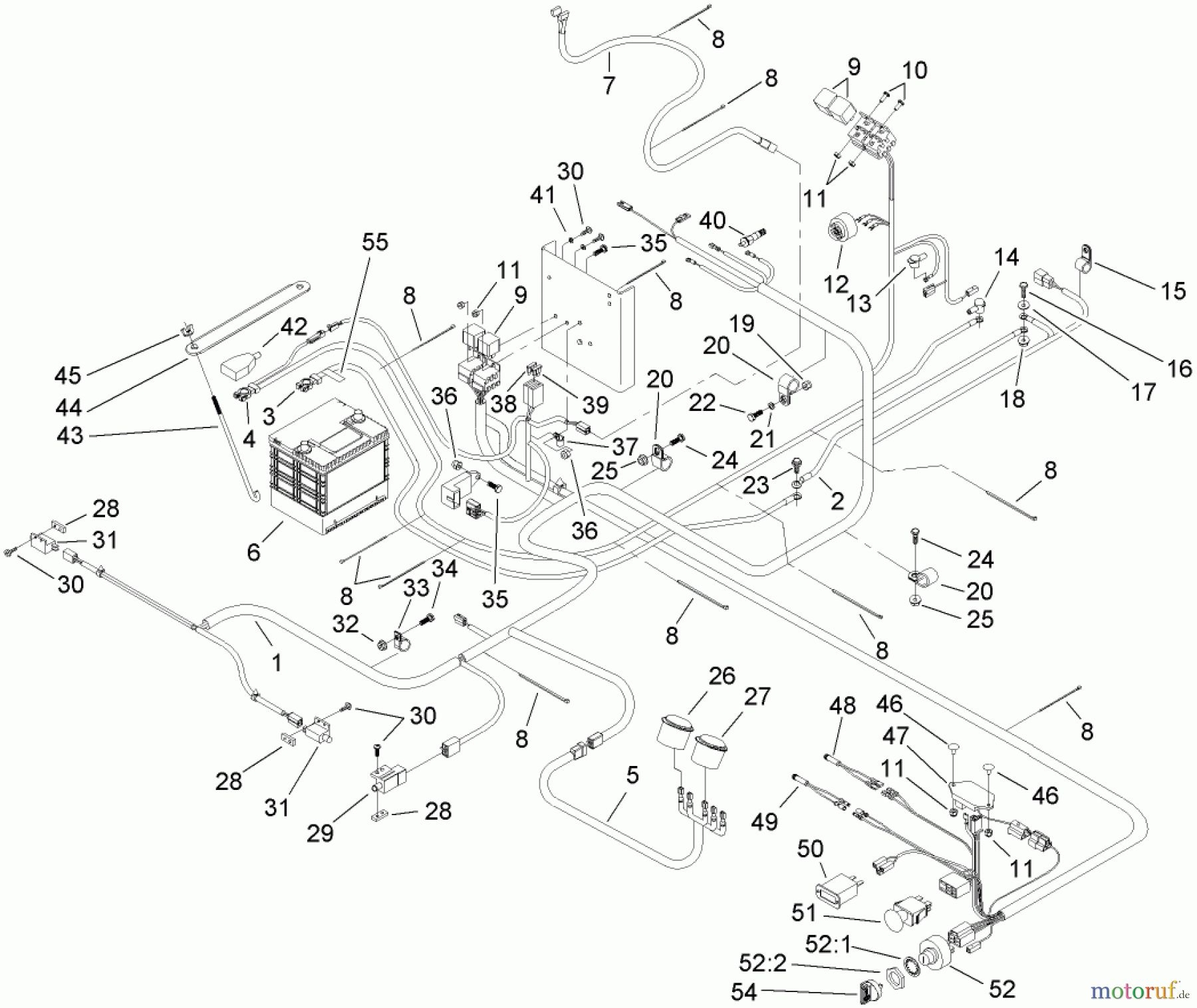  Zerto-Turn Mäher 74269CP (Z597-D) - Toro Z Master Mower, 72