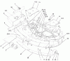 Zerto-Turn Mäher 74270 (Z147) - Toro Z Master Mower, 112cm SFS Side Discharge Deck (SN: 210000001 - 210999999) (2001) Listas de piezas de repuesto y dibujos DECK ASSEMBLY