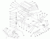 Zerto-Turn Mäher 74270 (Z147) - Toro Z Master Mower, 112cm SFS Side Discharge Deck (SN: 210000001 - 210999999) (2001) Listas de piezas de repuesto y dibujos FRONT FRAME ASSEMBLY