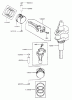 Zerto-Turn Mäher 74270 (Z147) - Toro Z Master Mower, 44" SFS Side Discharge Deck (SN: 200000001 - 200999999) (2000) Listas de piezas de repuesto y dibujos PISTON/CRANKSHAFT ASSEMBLY KAWASAKI FH500V-AS10