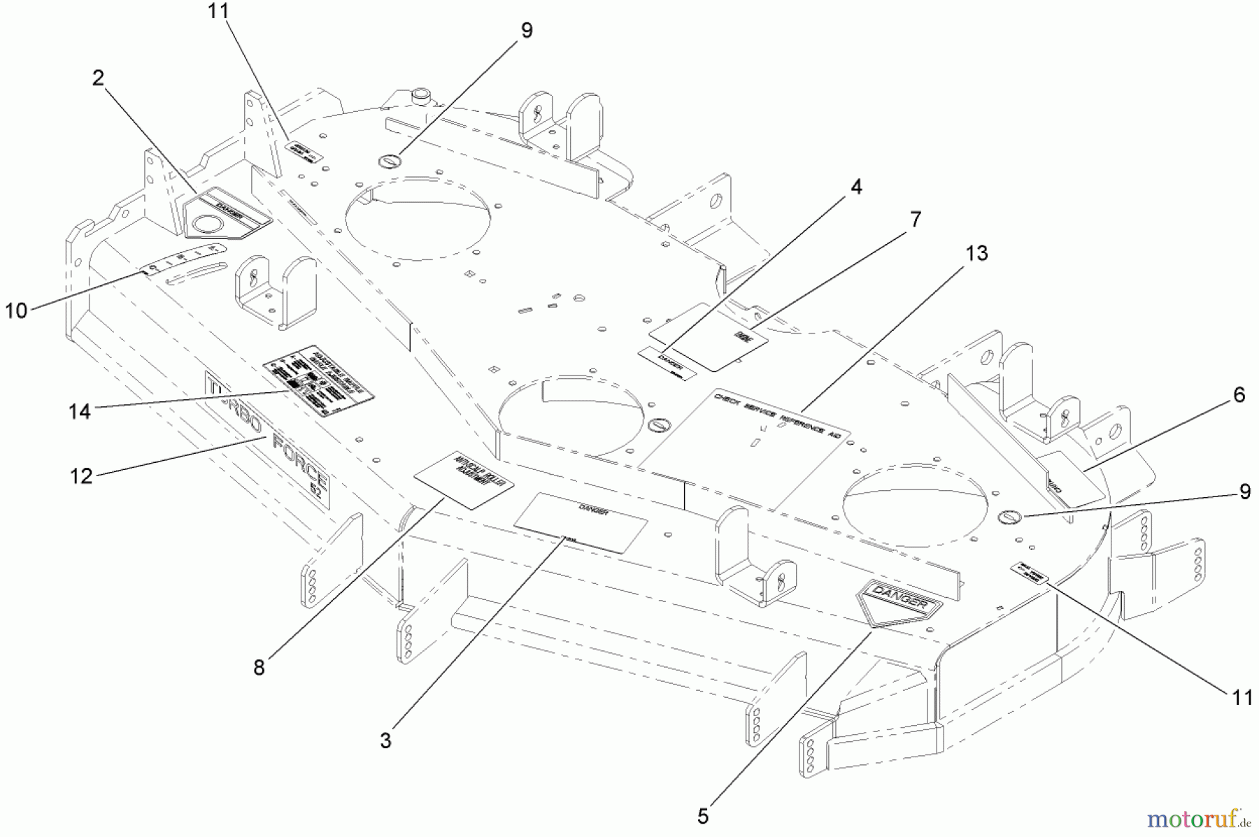  Zerto-Turn Mäher 74271 (Z558) - Toro Z Master Mower, 52