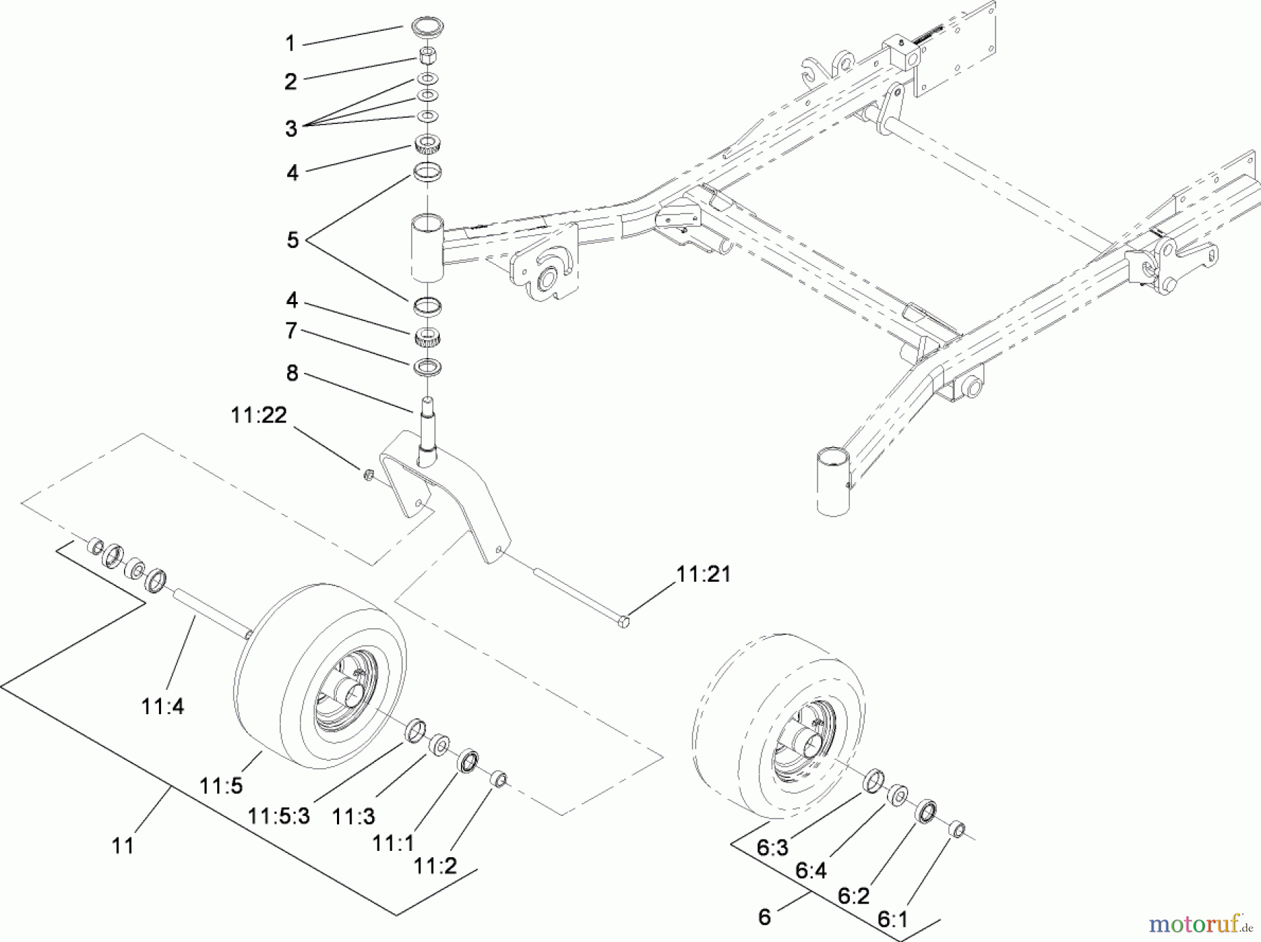  Zerto-Turn Mäher 74272CP (Z550) - Toro Z Master Mower, 60