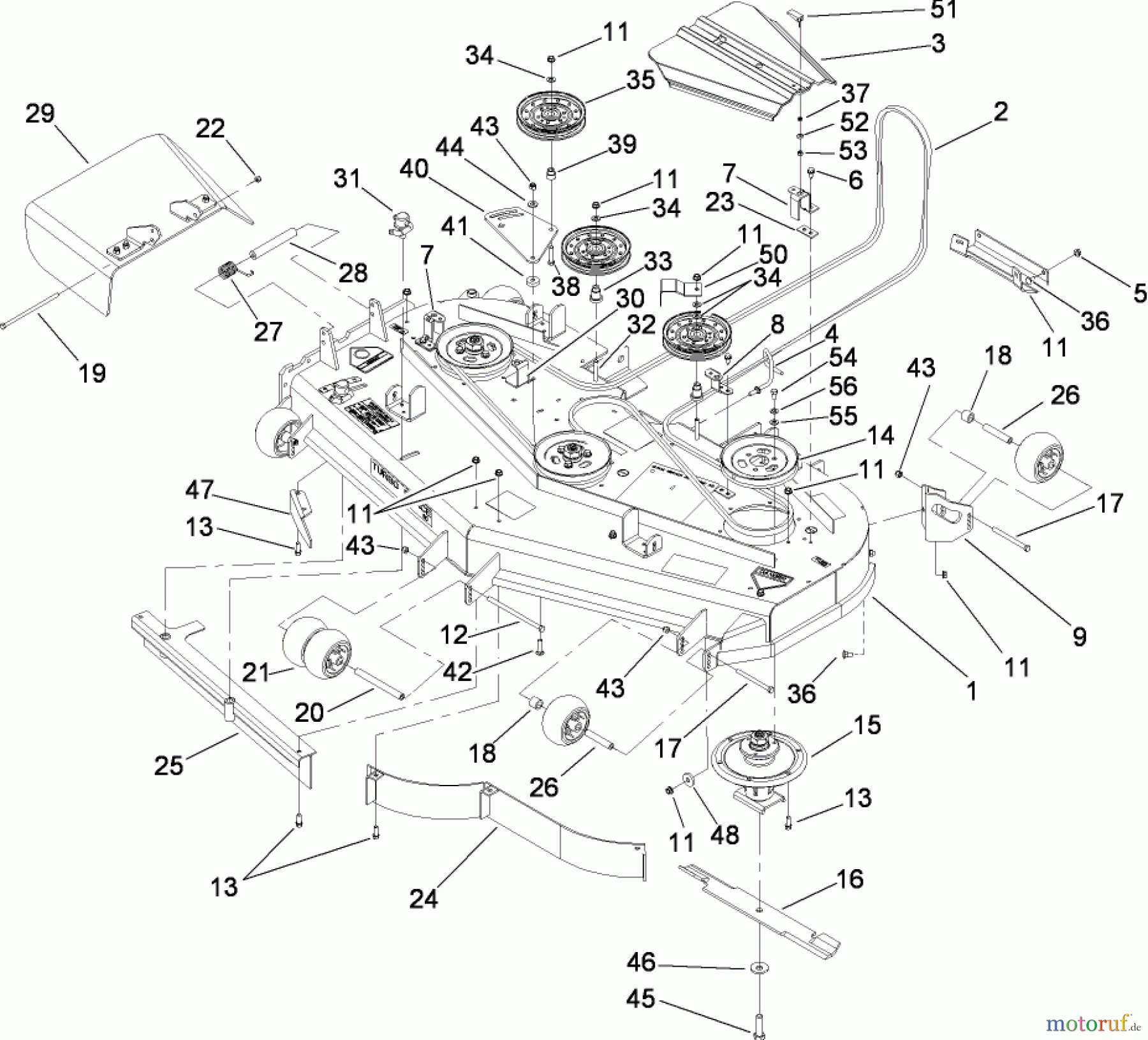  Zerto-Turn Mäher 74272CP (Z550) - Toro Z Master Mower, 60