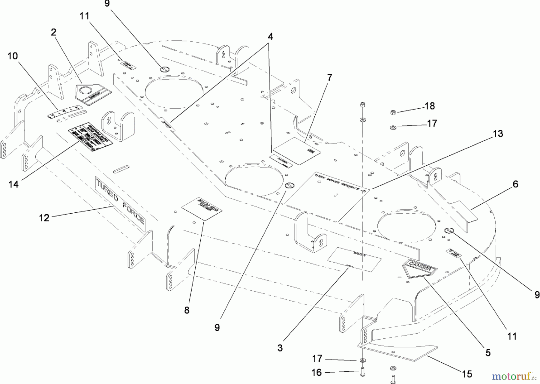  Zerto-Turn Mäher 74272CP (Z550) - Toro Z Master Mower, 60