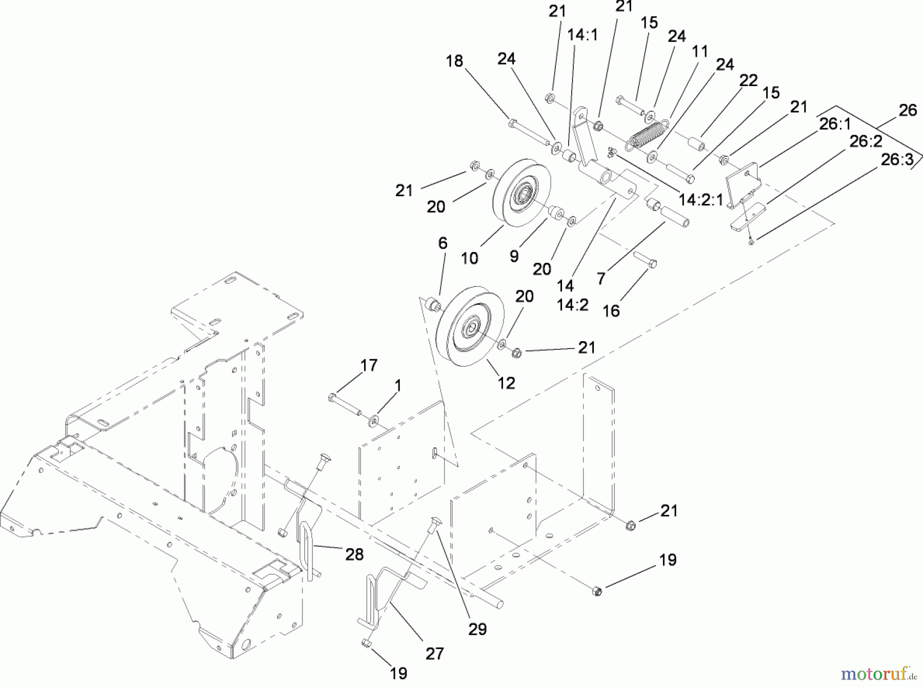  Zerto-Turn Mäher 74272CP (Z550) - Toro Z Master Mower, 60