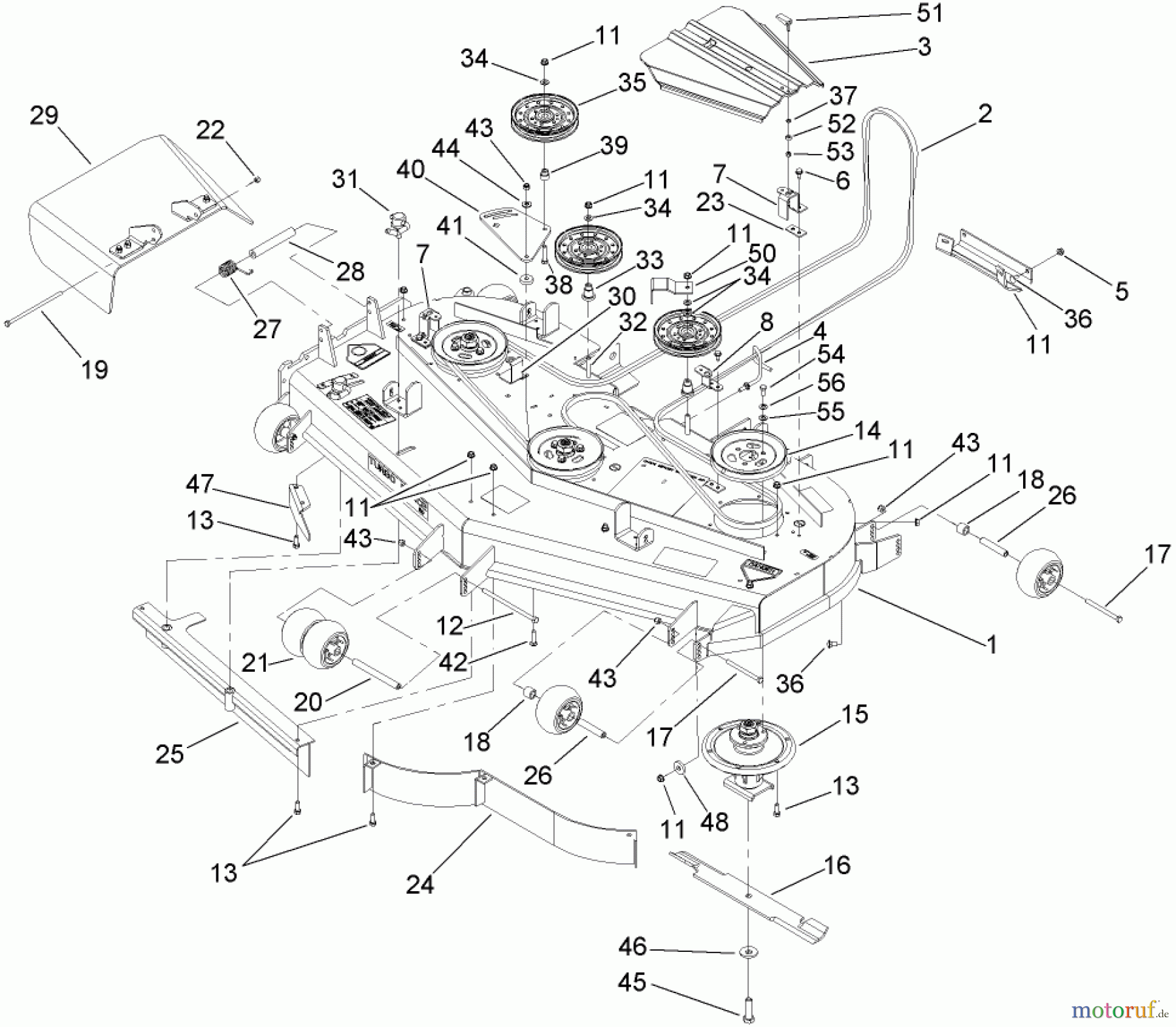  Zerto-Turn Mäher 74272CP (Z558) - Toro Z Master Mower, 60