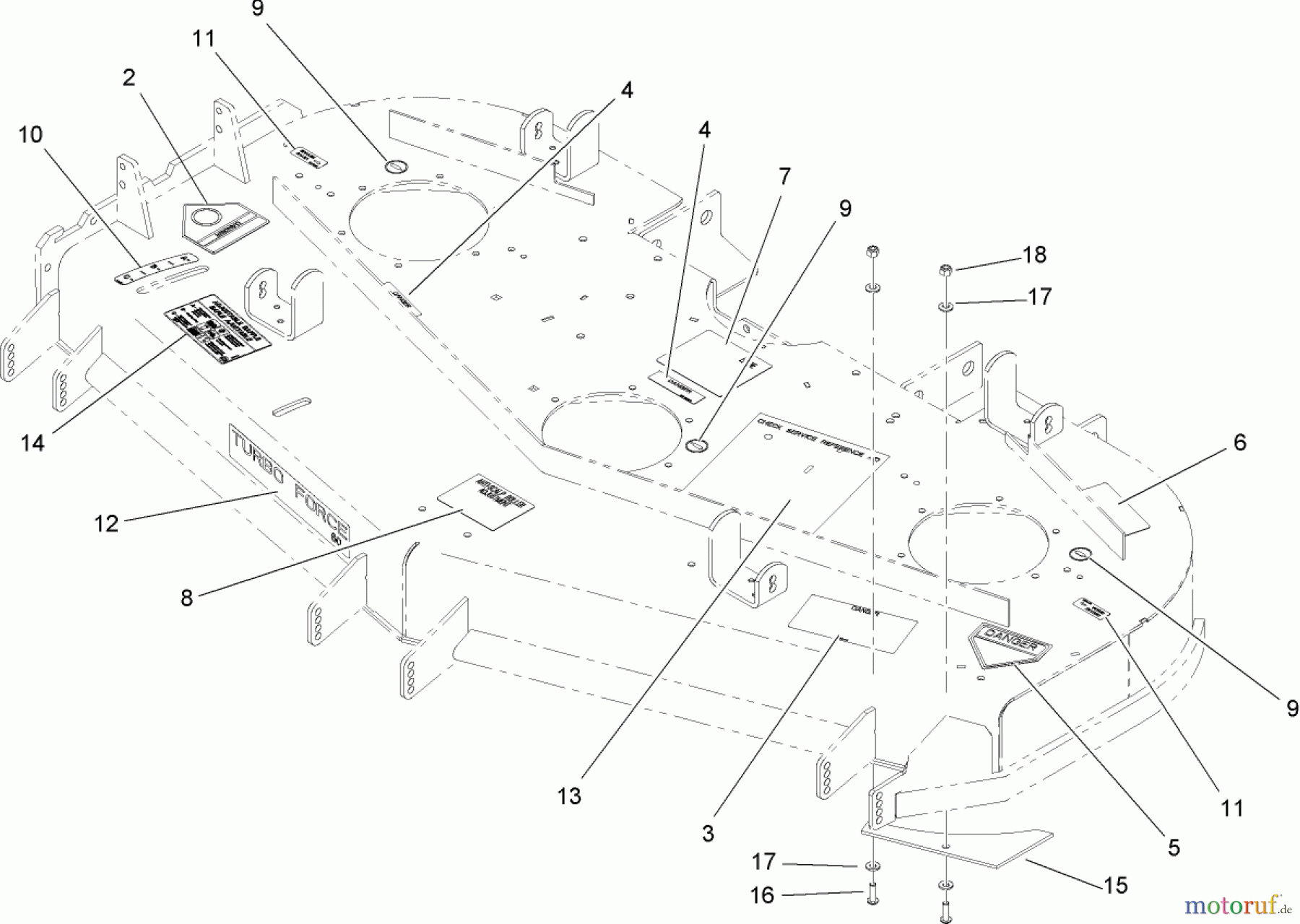  Zerto-Turn Mäher 74272CP (Z558) - Toro Z Master Mower, 60