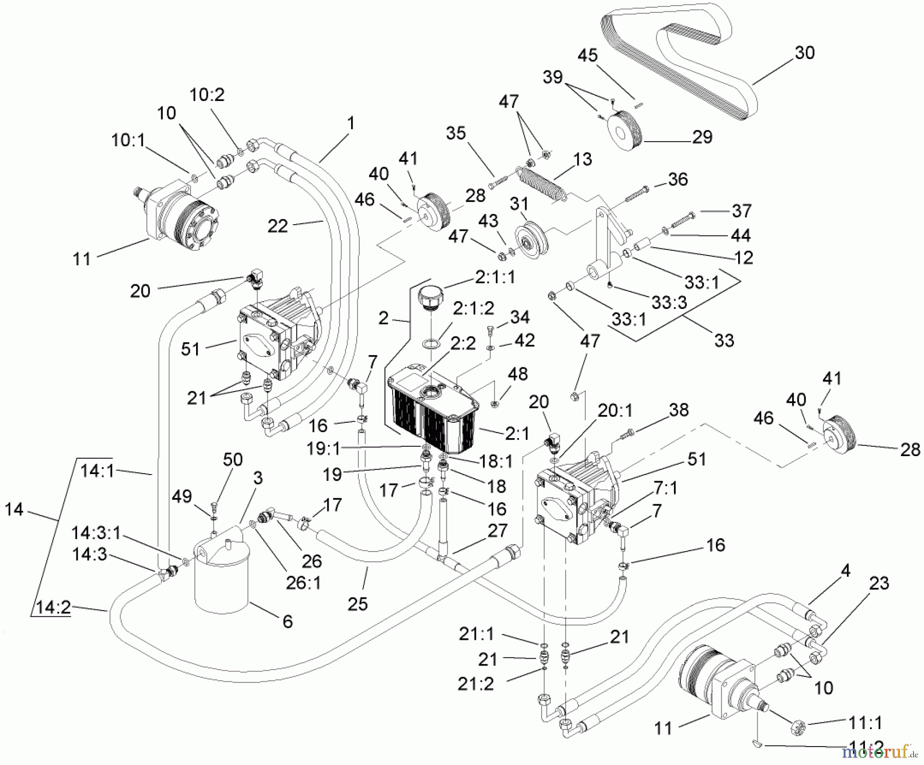  Zerto-Turn Mäher 74272CP (Z558) - Toro Z Master Mower, 60