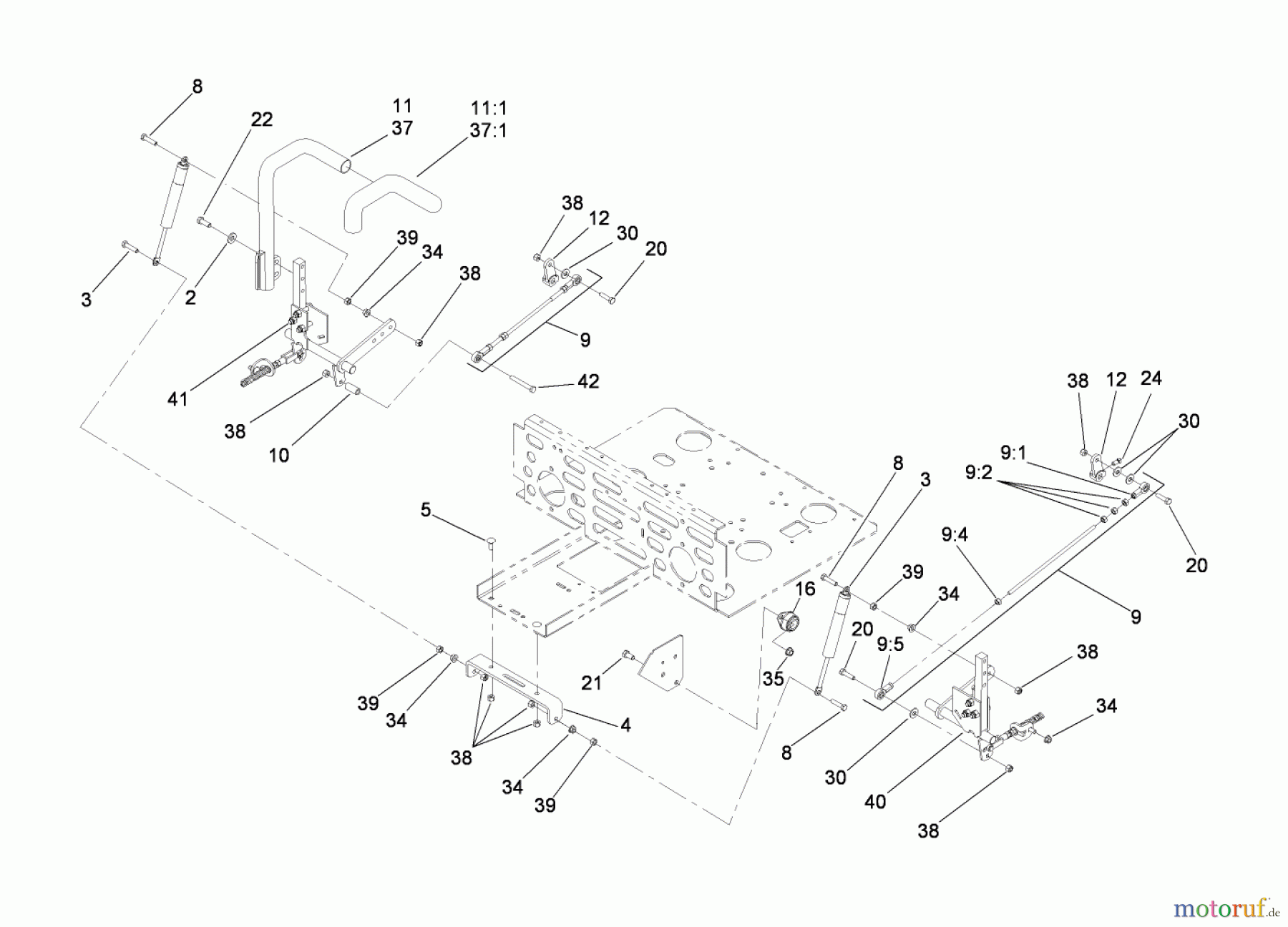  Zerto-Turn Mäher 74273 (Z550) - Toro Z Master Mower, 72