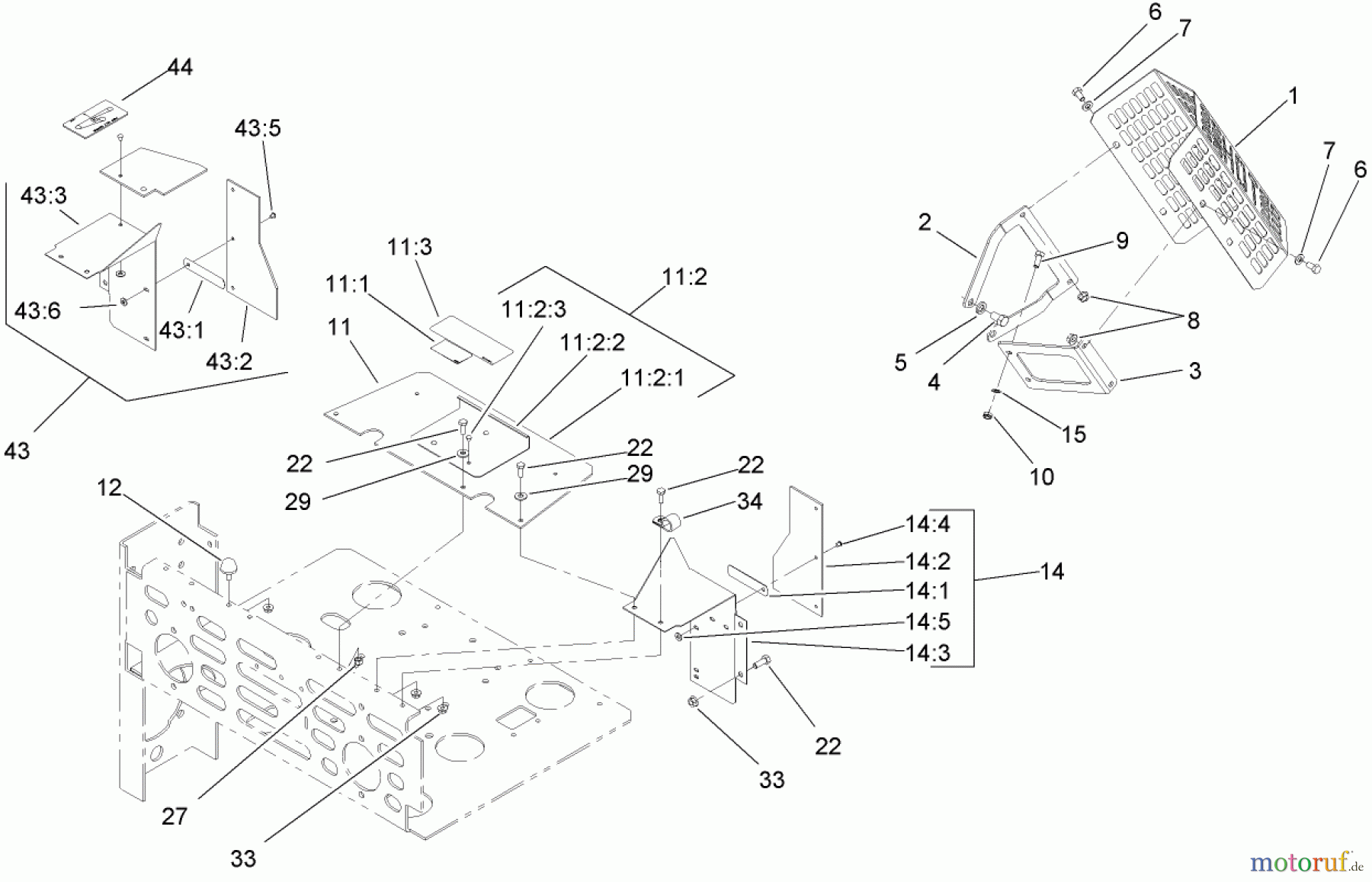  Zerto-Turn Mäher 74273 (Z558) - Toro Z Master Mower, 72