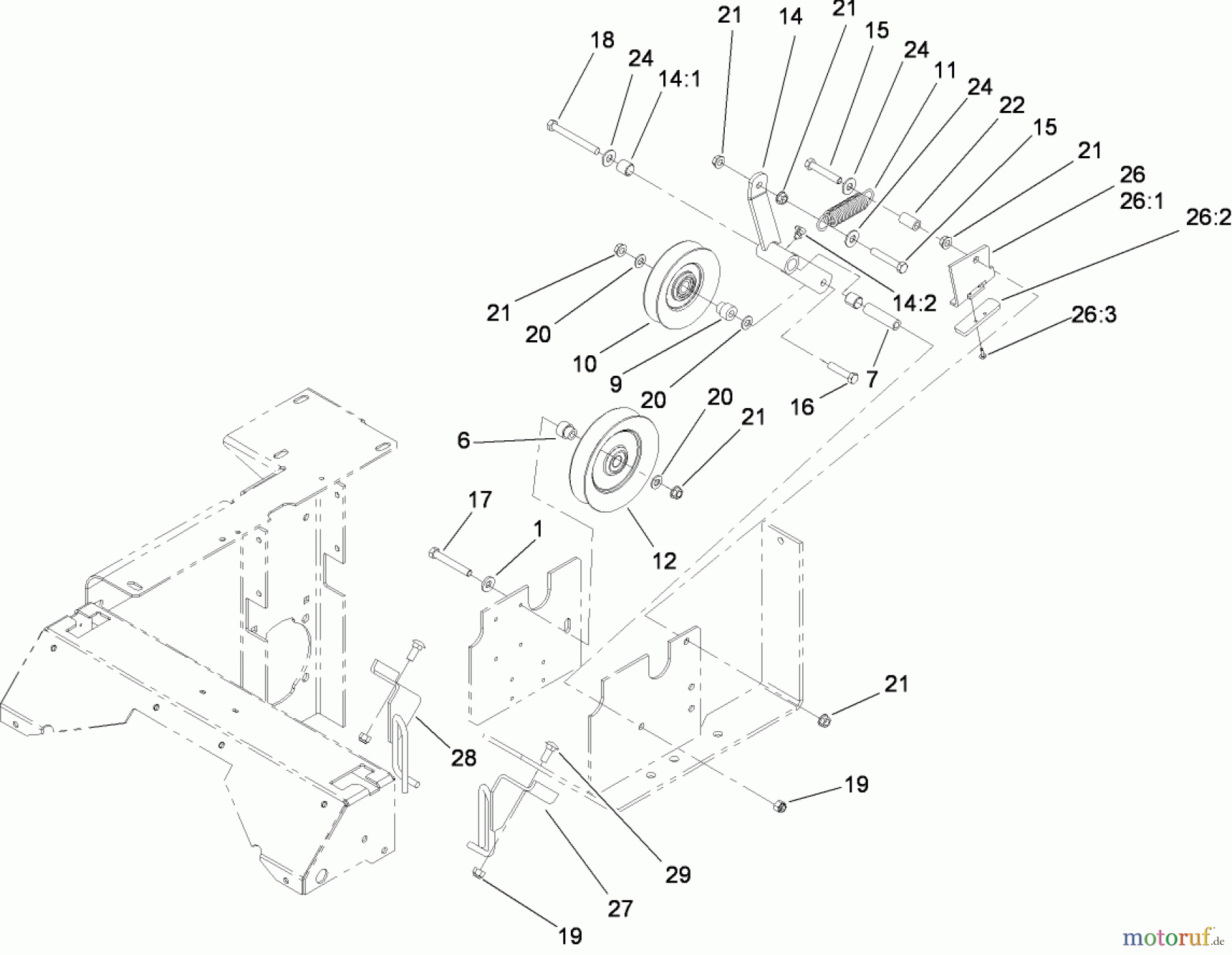  Zerto-Turn Mäher 74273CP (Z550) - Toro Z Master Mower, 72