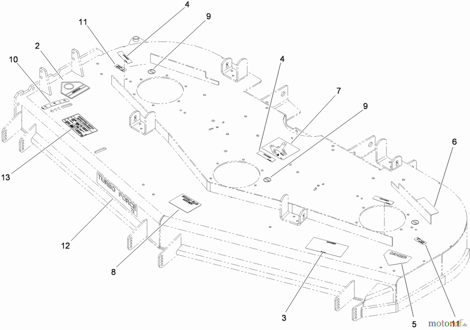  Zerto-Turn Mäher 74274 (Z580-D) - Toro Z Master Mower, 72