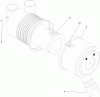 Zerto-Turn Mäher 74279TE - Toro Z Master Riding Mower, 52" Rear Discharge Deck (SN: 312000001 - 312999999) (2012) Listas de piezas de repuesto y dibujos AIR CLEANER ASSEMBLY NO. 93-2190