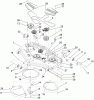 Zerto-Turn Mäher 74280TE (Z597-D) - Toro Z Master Mower, 62 Rear Discharge Deck (SN: 260000001 - 260999999) (2006) Listas de piezas de repuesto y dibujos DECK ASSEMBLY