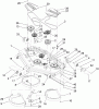 Zerto-Turn Mäher 74280TE (Z597-D) - Toro Z Master Mower, 62 Rear Discharge Deck (SN: 270000001 - 270999999) (2007) Listas de piezas de repuesto y dibujos DECK ASSEMBLY