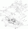 Zerto-Turn Mäher 74281TE (Z597-D) - Toro Z Master Mower, 72 Rear Discharge Deck (SN: 260000001 - 260999999) (2006) Listas de piezas de repuesto y dibujos DECK CONNECTION ASSEMBLY