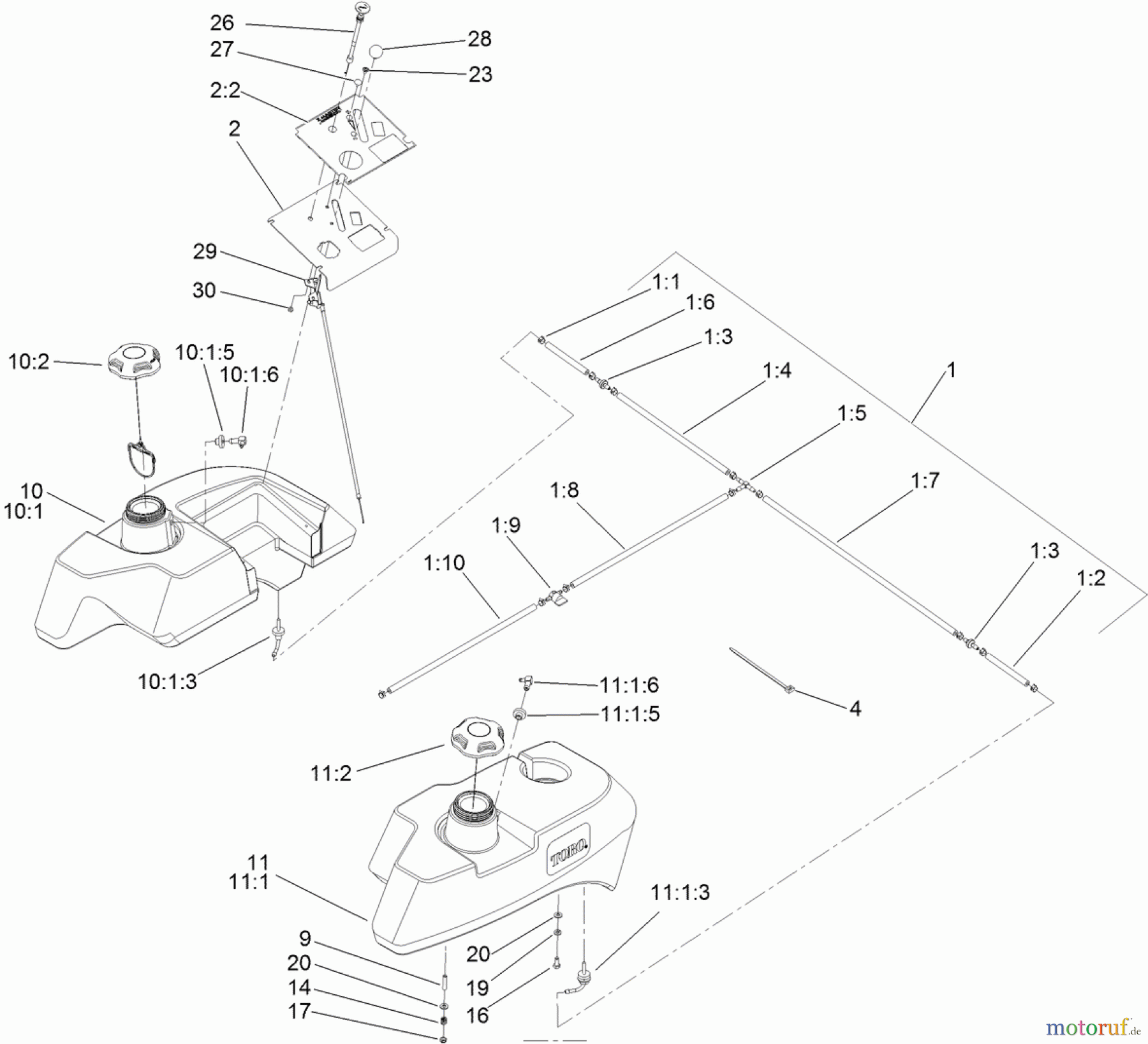  Zerto-Turn Mäher 74295 (Z500) - Toro Z Master Mower, 52