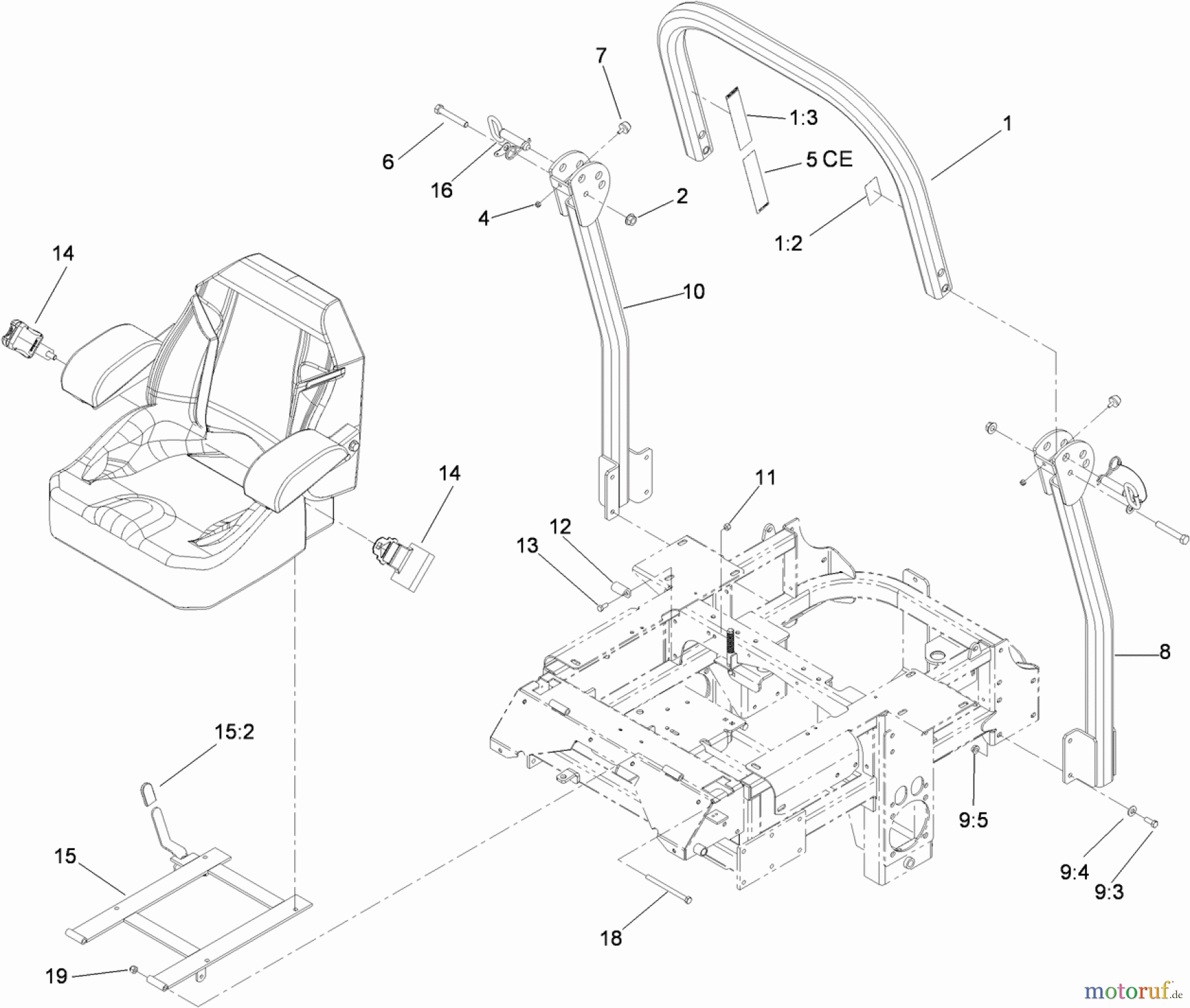  Zerto-Turn Mäher 74295 (Z500) - Toro Z Master Mower, 52