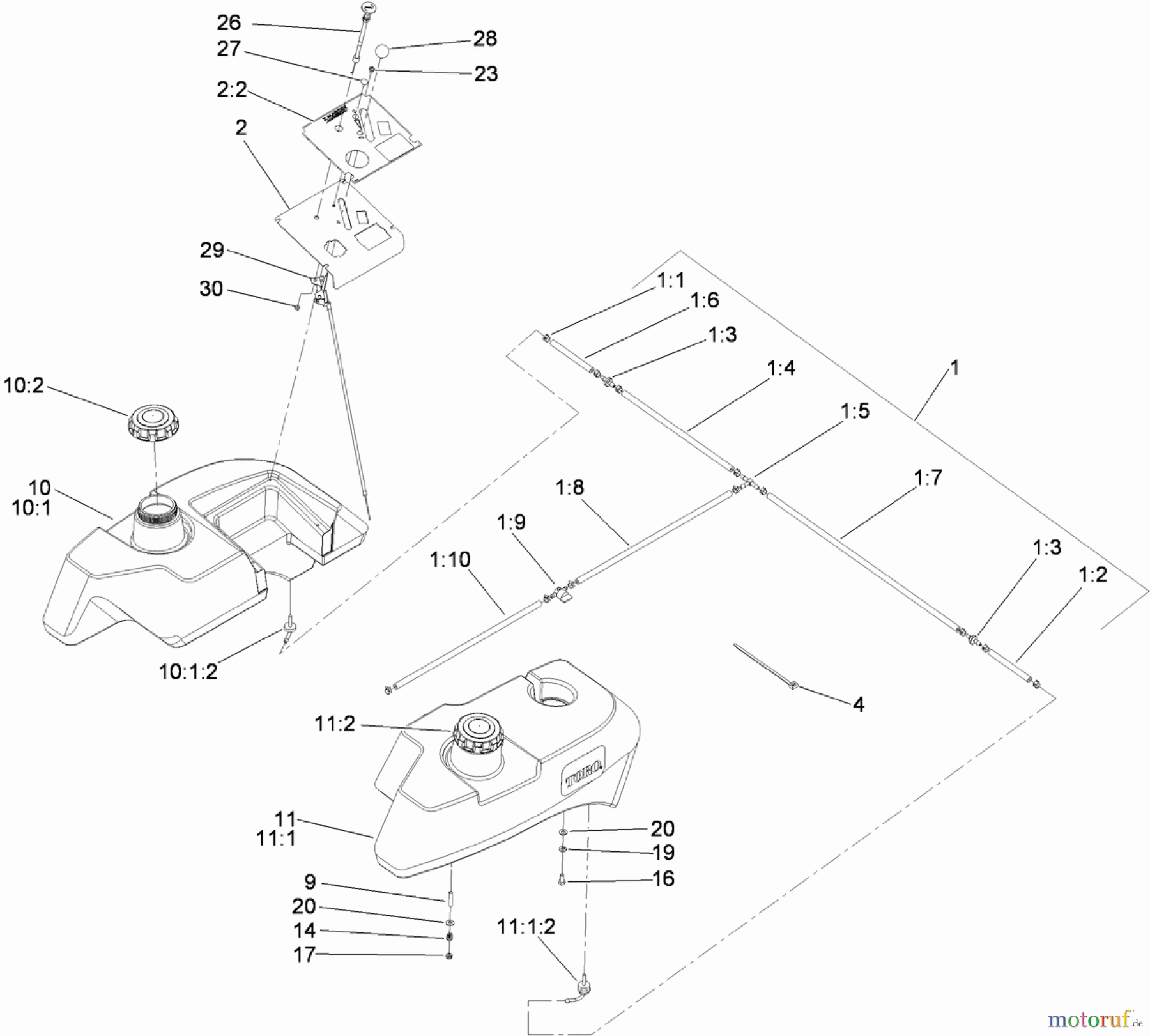  Zerto-Turn Mäher 74296 (Z500) - Toro Z Master Mower, 60