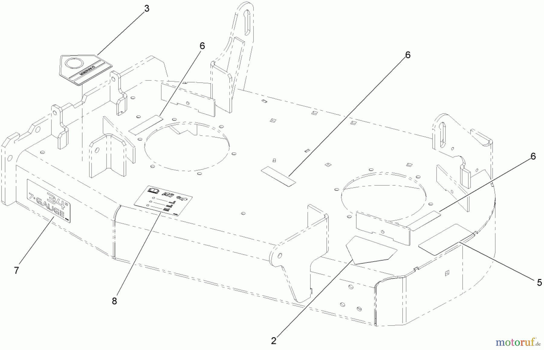  Zerto-Turn Mäher 74408CP (Z300) - Toro Z Master Mower, 34