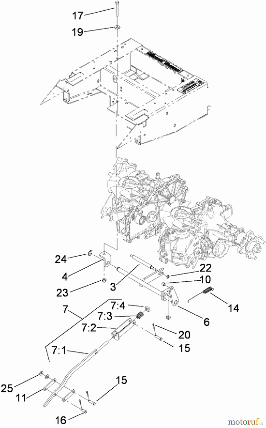  Zerto-Turn Mäher 74408CP (Z300) - Toro Z Master Mower, 34