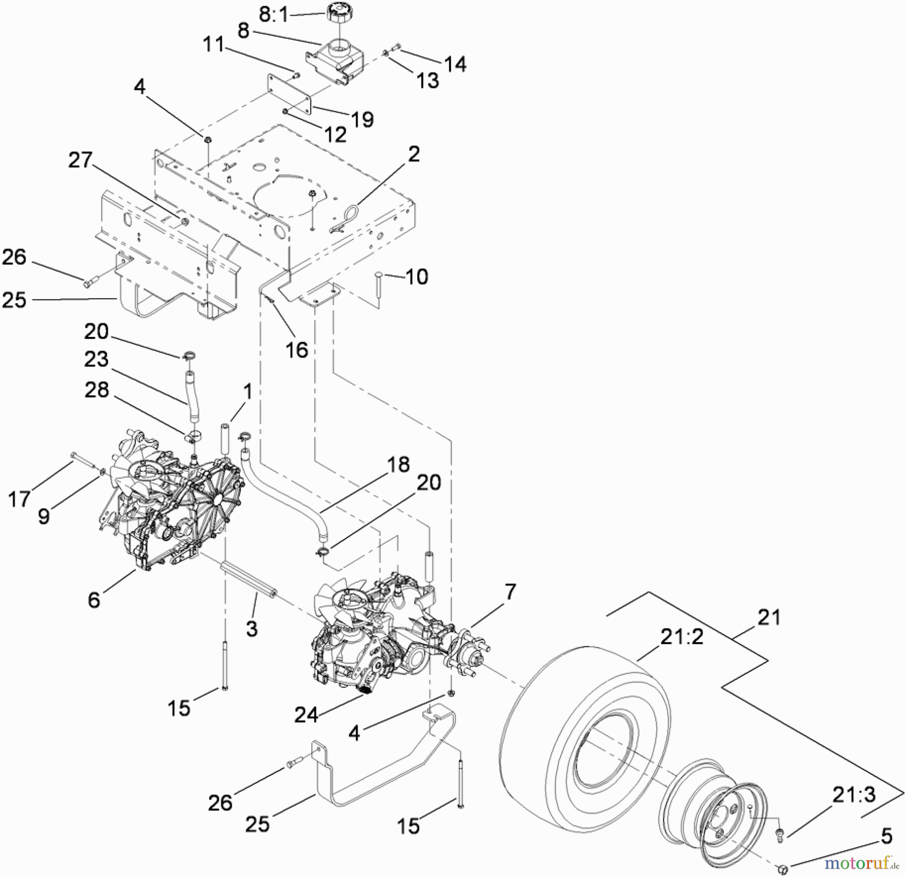  Zerto-Turn Mäher 74408CP (Z300) - Toro Z Master Mower, 34