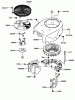 Zerto-Turn Mäher 74410 (Z400) - Toro Z Master Mower, 52" 7-Gauge Side Discharge Deck (SN: 250000001 - 250005000) (2005) Listas de piezas de repuesto y dibujos COOLING EQUIPMENT ASSEMBLY KAWASAKI FH580V-AS14