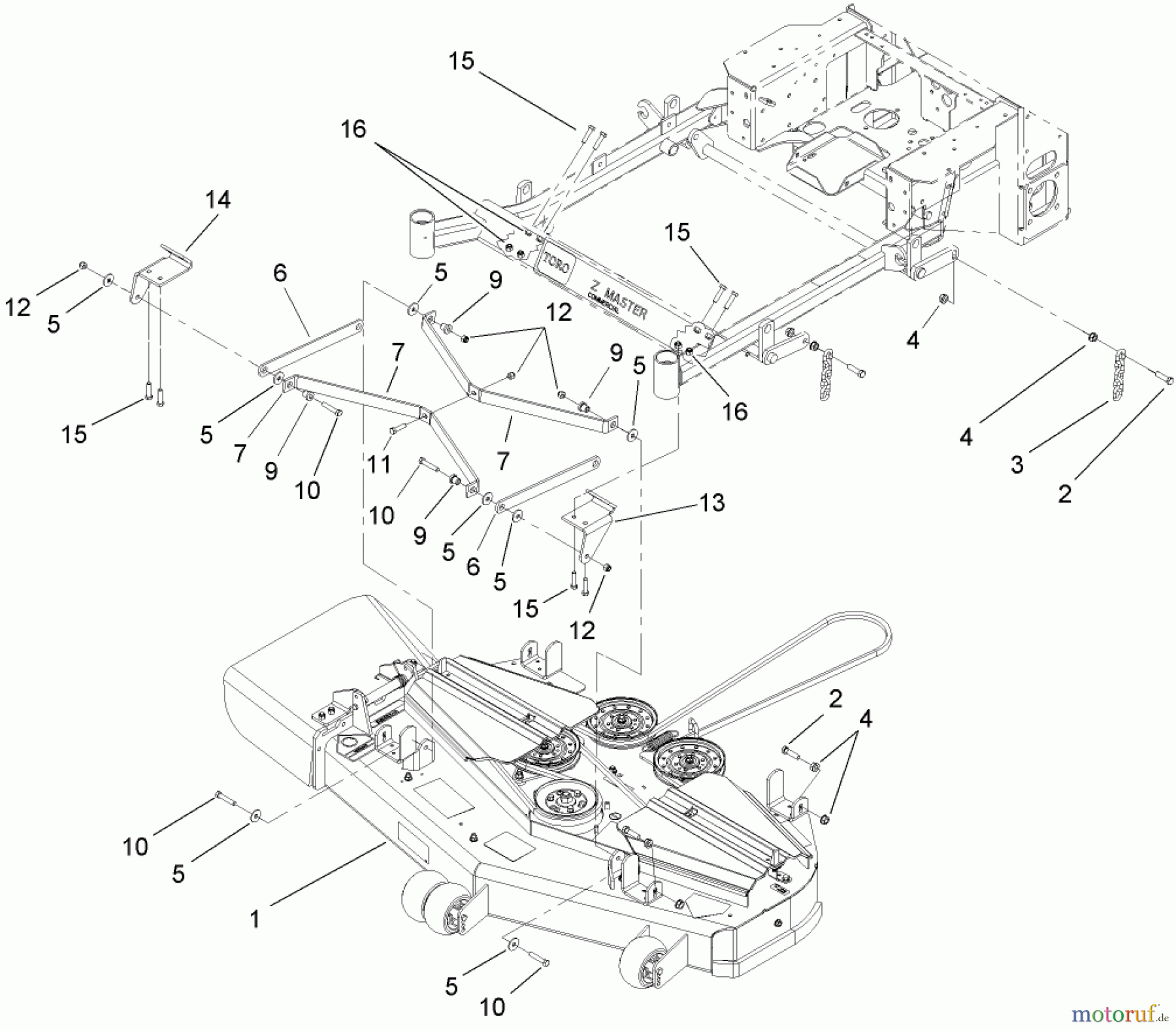  Zerto-Turn Mäher 74410 (Z400) - Toro Z Master Mower, 52