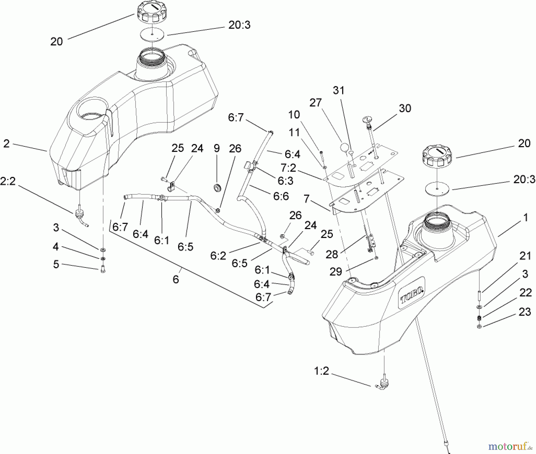  Zerto-Turn Mäher 74410 (Z400) - Toro Z Master Mower, 52