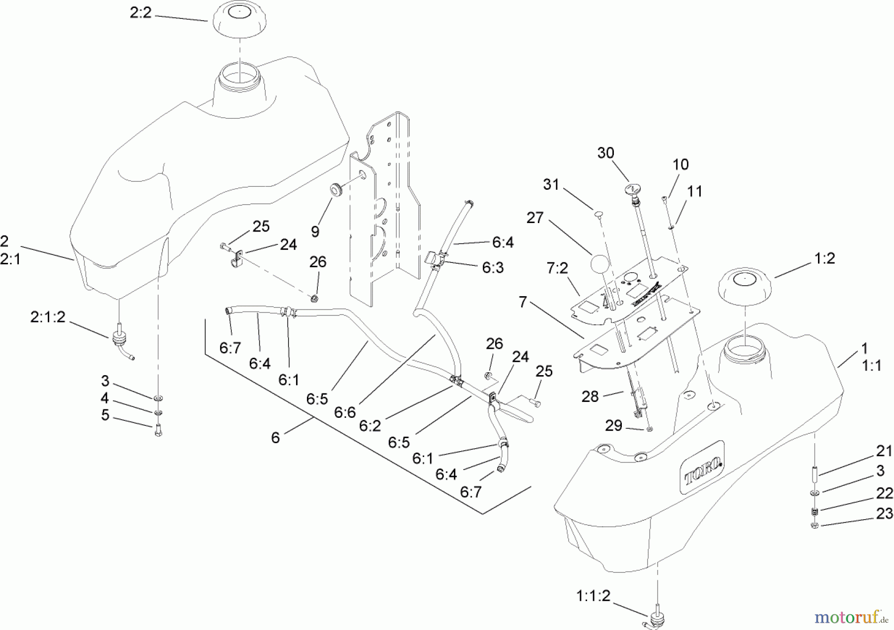  Zerto-Turn Mäher 74410 (Z400) - Toro Z Master Mower, 52