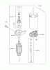 Zerto-Turn Mäher 74411TE (Z149) - Toro Z Master Mower, 112cm SFS Side Discharge Deck (SN: 260000001 - 260999999) (2006) Listas de piezas de repuesto y dibujos STARTER ASSEMBLY  KAWASAKI FH580V AS29