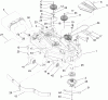 Zerto-Turn Mäher 74412 (Z400) - Toro Z Master Mower, 48" 7-Gauge Side Discharge Deck (SN: 250005001 - 250999999) (2005) Listas de piezas de repuesto y dibujos DECK ASSEMBLY NO. 107-1667
