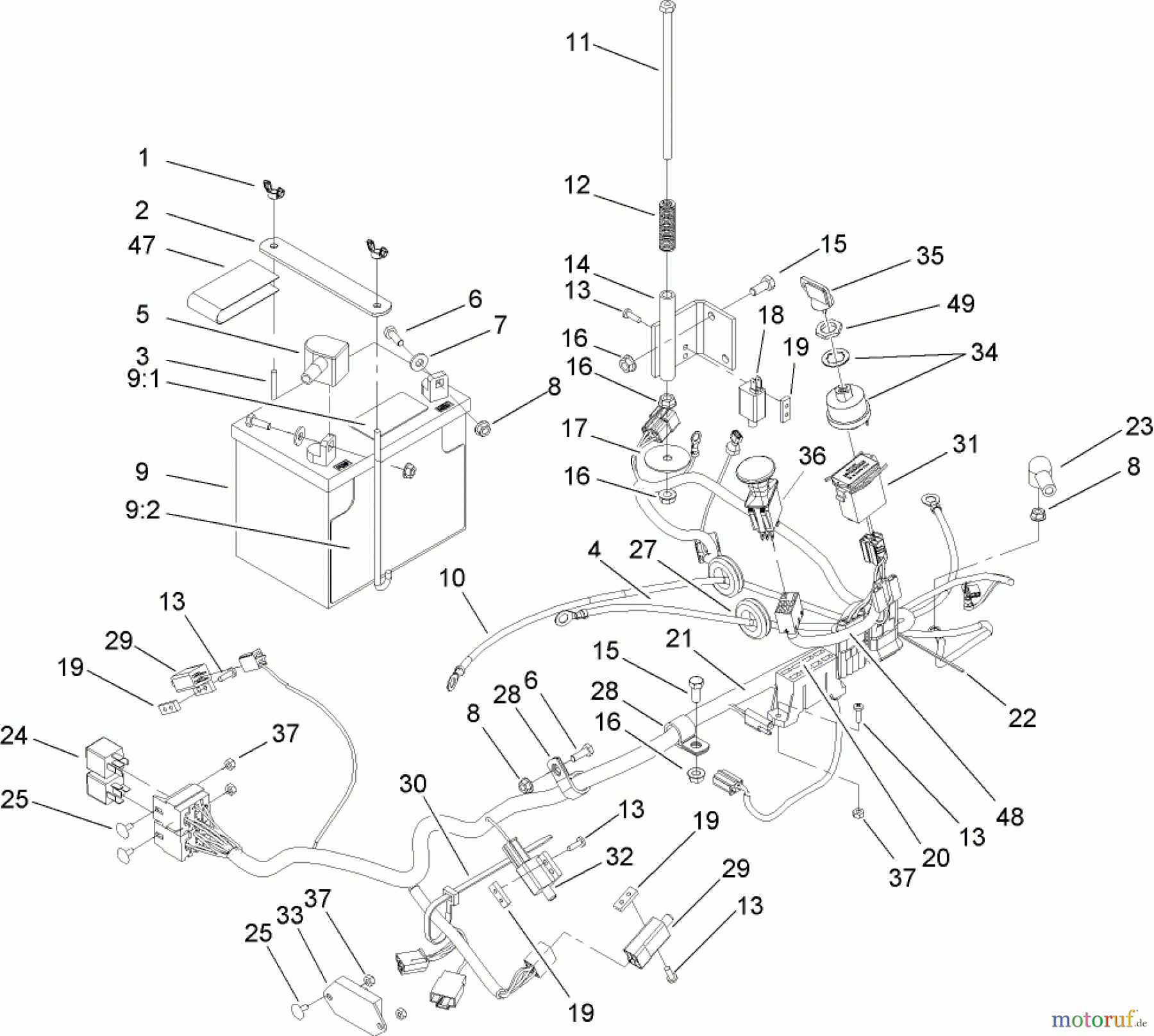  Zerto-Turn Mäher 74412 (Z400) - Toro Z Master Mower, 48